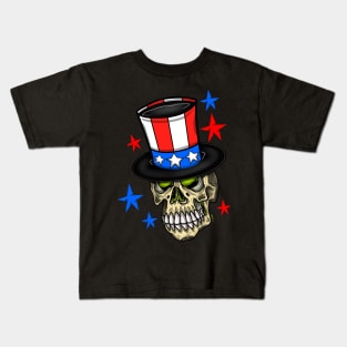 Patriot skull Kids T-Shirt